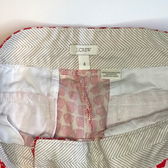 J. Crew | Mini Delicious Apple Shorts | White - Picture 10 of 14
